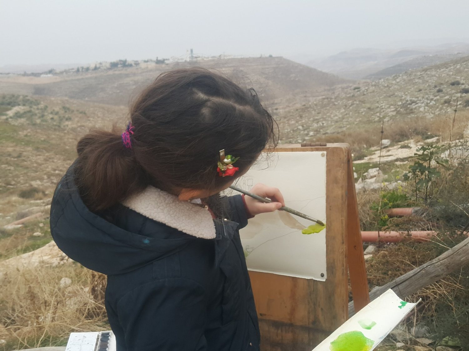 Plein air teaching setting